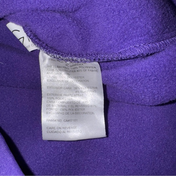 Men’s Minnesota Vikings Winter Jacket Removable Hood Purple and Gold Size XLarge - Picture 7 of 8